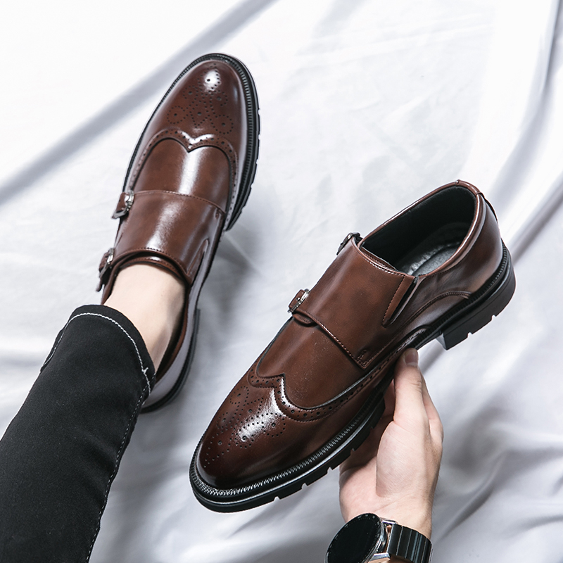Mens Grooming Brand - Новые мужские кожаные туфли Mengke 2026