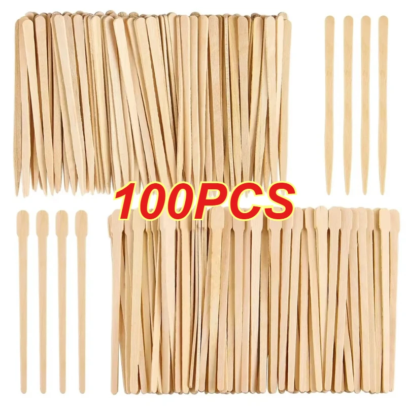 Hair Wax Stick - Деревянные палочки для депиляции, 100 шт.,