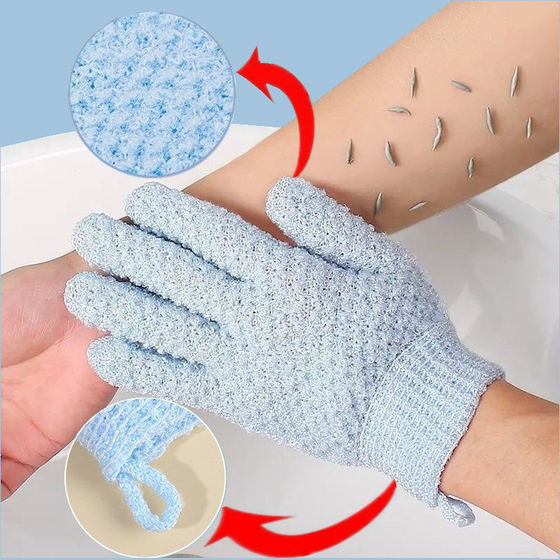 Exfoliating Scrub Mens - 2 шт., набор отшелушивающих перчаток для
