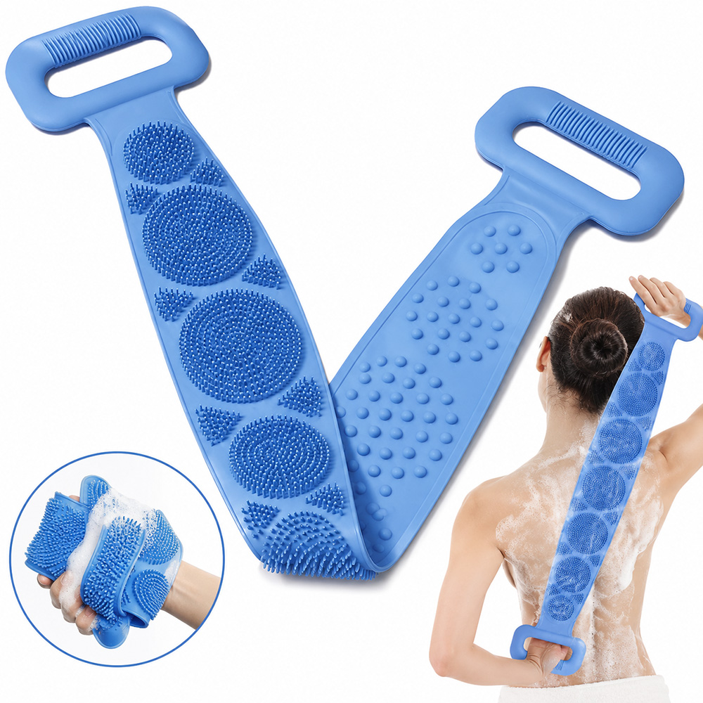 Exfoliating Scrub Mens - Силиконовая щетка для душа 23 дюйма