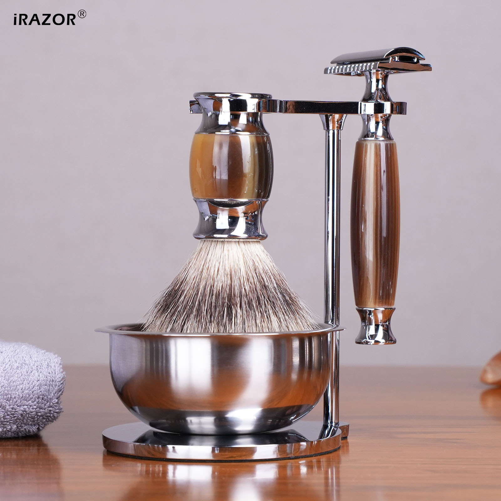 Men'S Grooming Barbershop - Набор для безопасного бритья iRAZOR Luxury