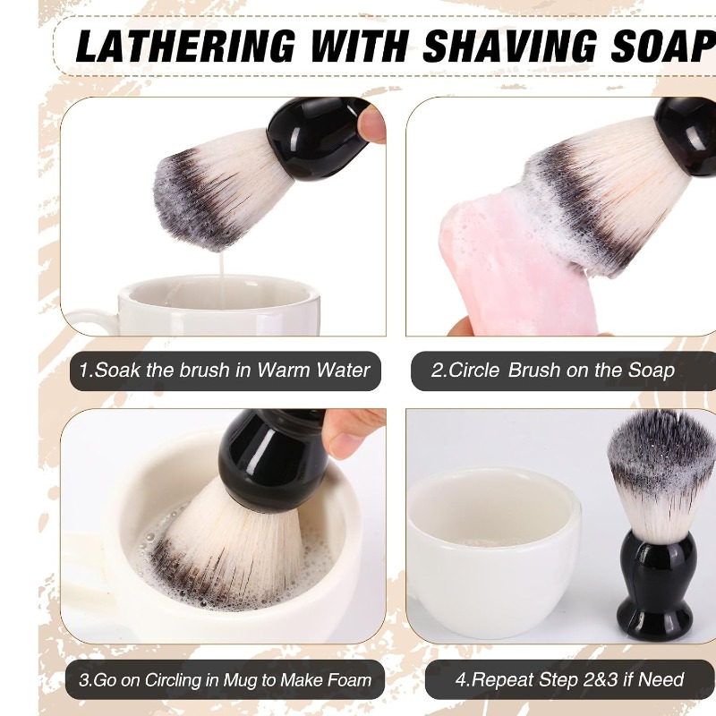 1 шт. щетка для бритья бороды, – обзор и цена Grooming Men'S Hair
