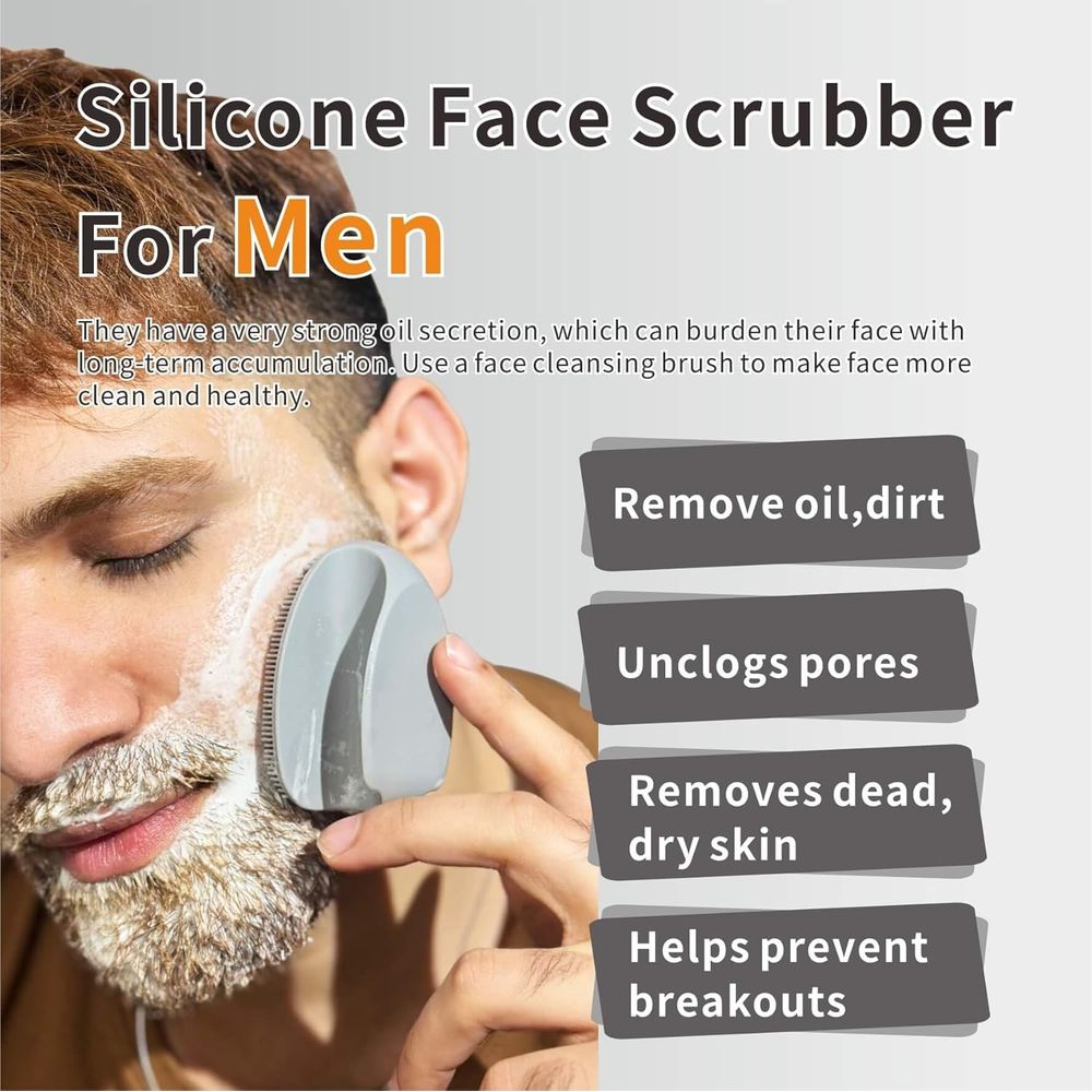 Силиконовая щетка-скрабер Ace  – обзор и цена Exfoliating Scrub Mens