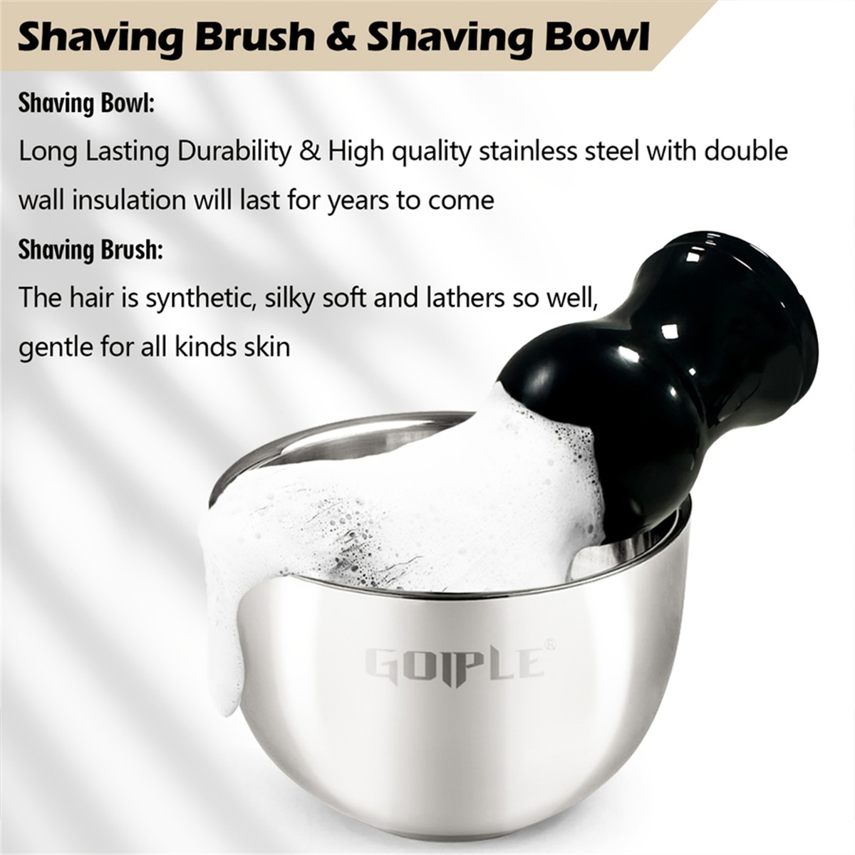 Набор для ухода за кожей после – обзор и цена Shaving Brush Set