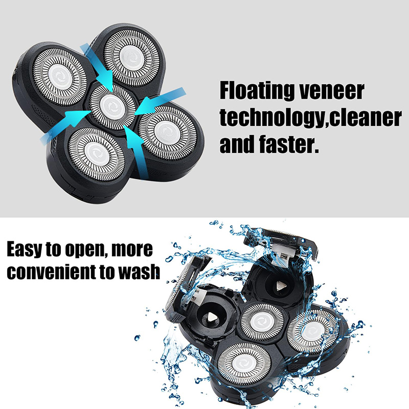 Сменная головка с 5 вращающими – обзор и цена Electric Shaver Rotary