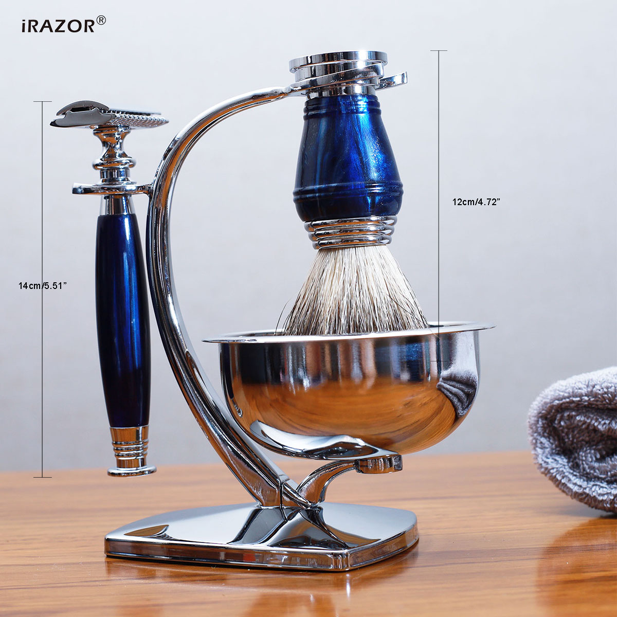 iRAZOR Royal Blue Luxury Мужск – обзор и цена Men'S Grooming Gift Set