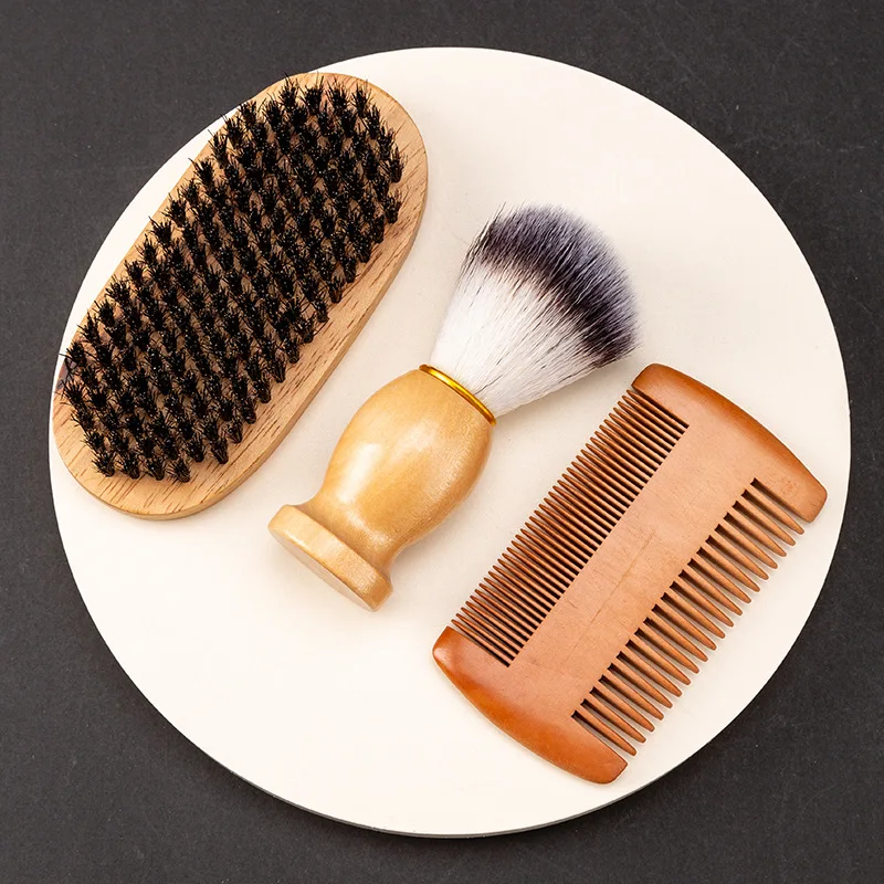 3 шт./компл., щетина кабана, у – обзор и цена Shaving Brush Set
