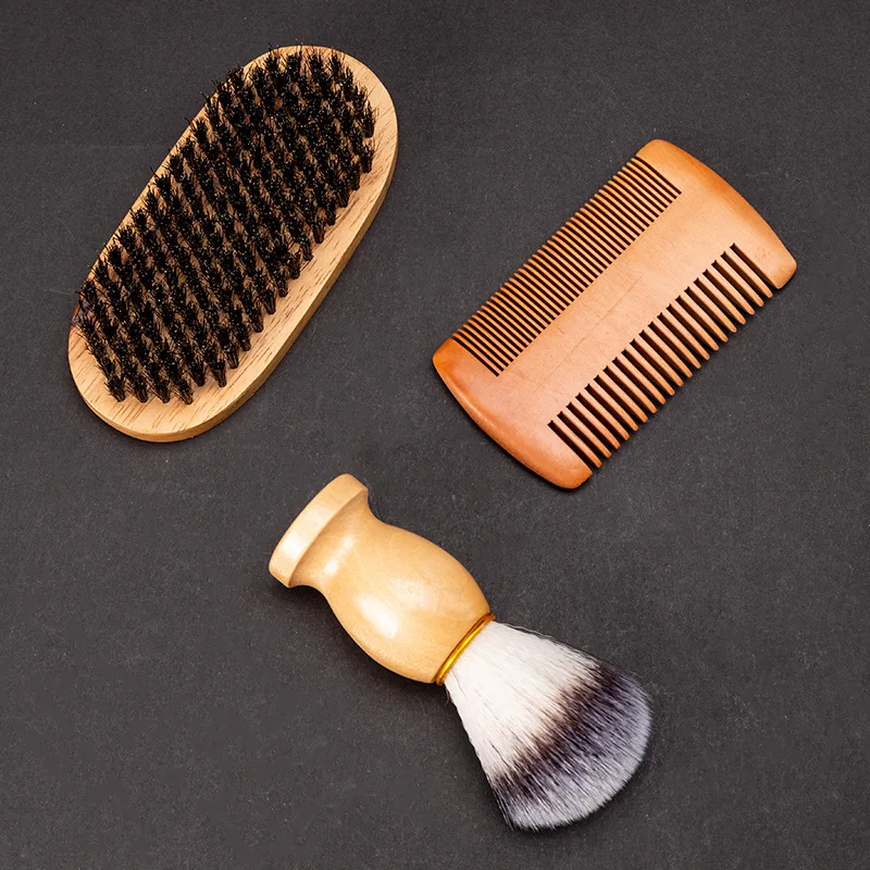 3 шт./компл., щетина кабана, у – обзор и цена Shaving Brush Set