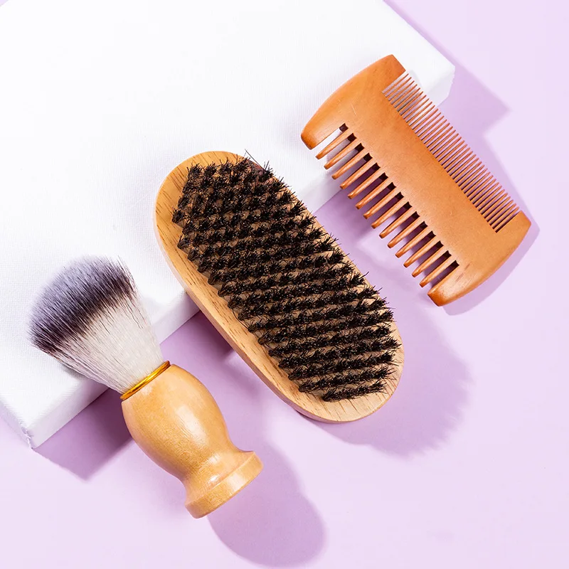 3 шт./компл., щетина кабана, у – обзор и цена Shaving Brush Set