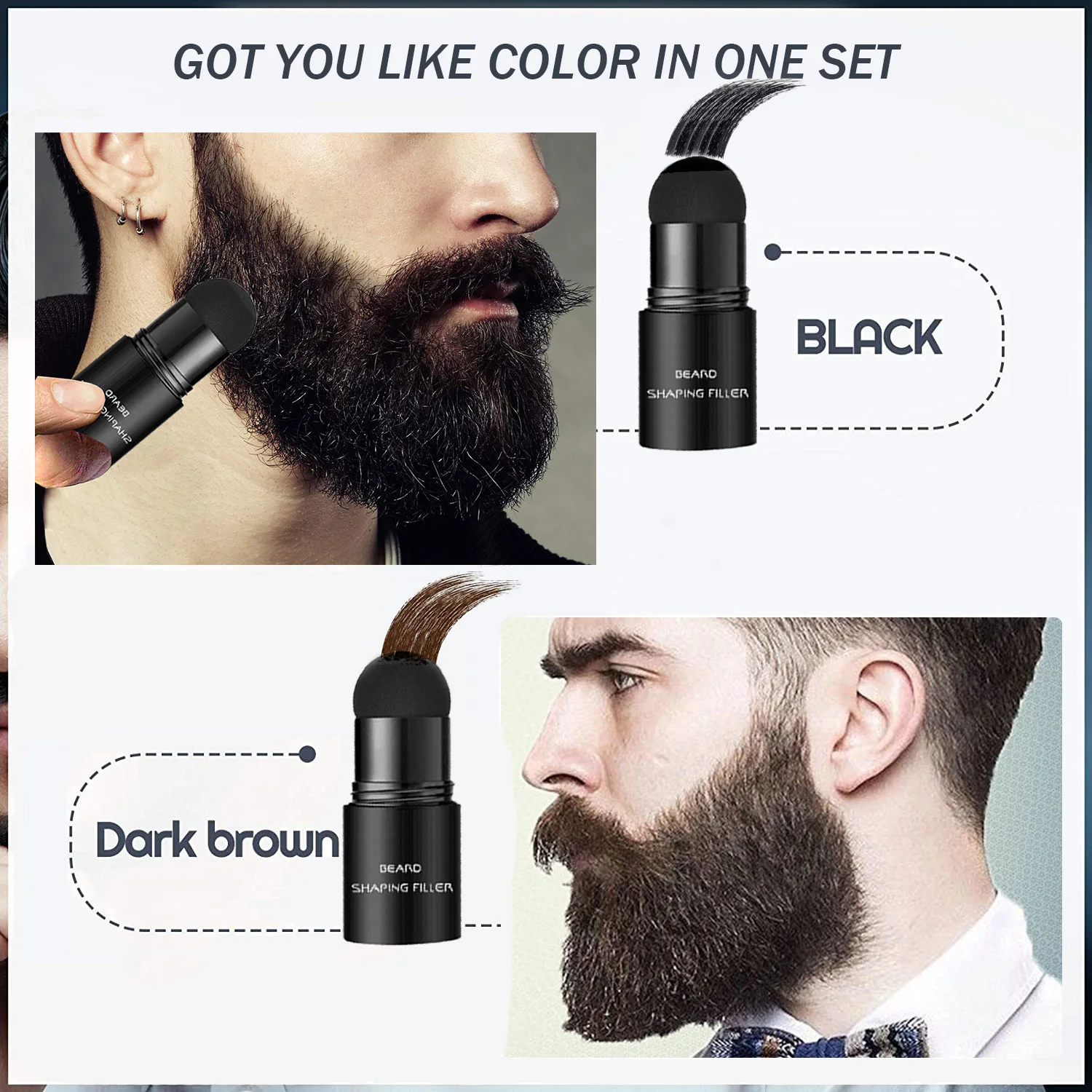 Ручка для бороды, наполнитель  – обзор и цена Shaving Brush Set